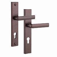 Ручки на планке ROSTEX 807 R 90мм (38-55мм) коричневый